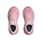 Hoka Bondi 9 White Pink Opal – Running Shoes Women's