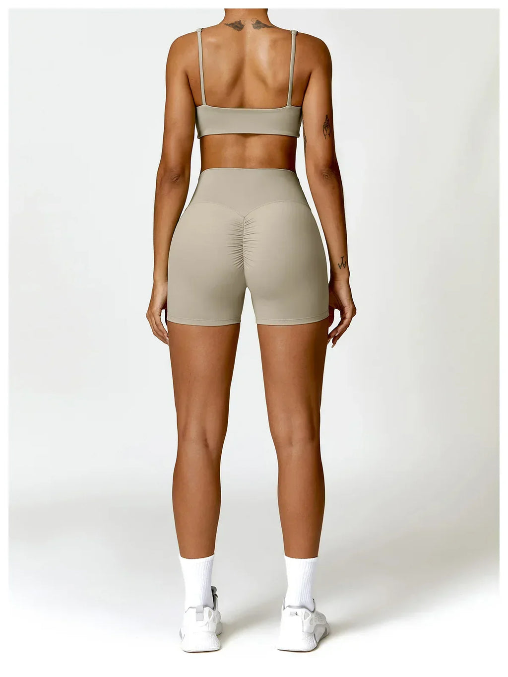 Women Tracksuit Yoga Set 2PCS Sportswear Workout Clothes Athletic Wear Gym Legging Fitness Bra Crop Top Long Sleeve Sports Suits