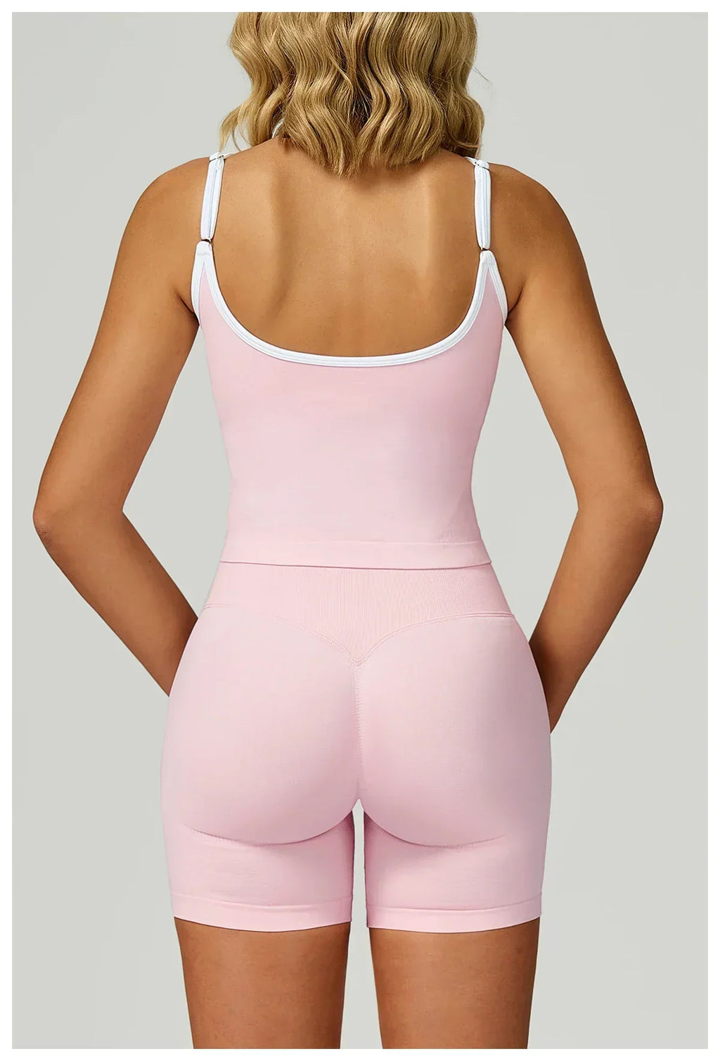 Seamless Sports Fitness Vest with Chest Pad Summer Shockproof Beauty Back Nude Feeling Suit Pilates Training Yoga Top Yoga Bras