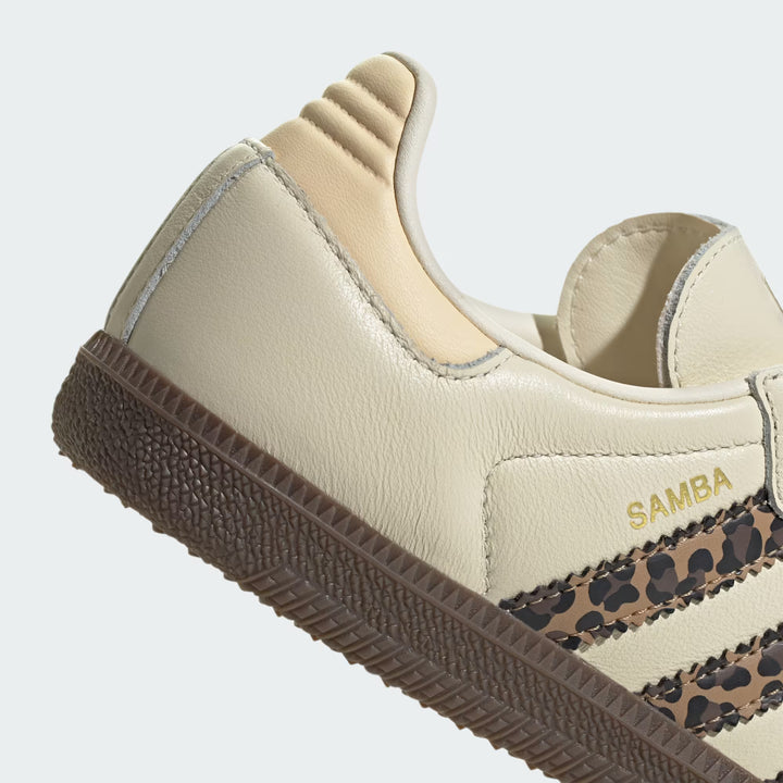 Samba OG GS Leopard Cream White