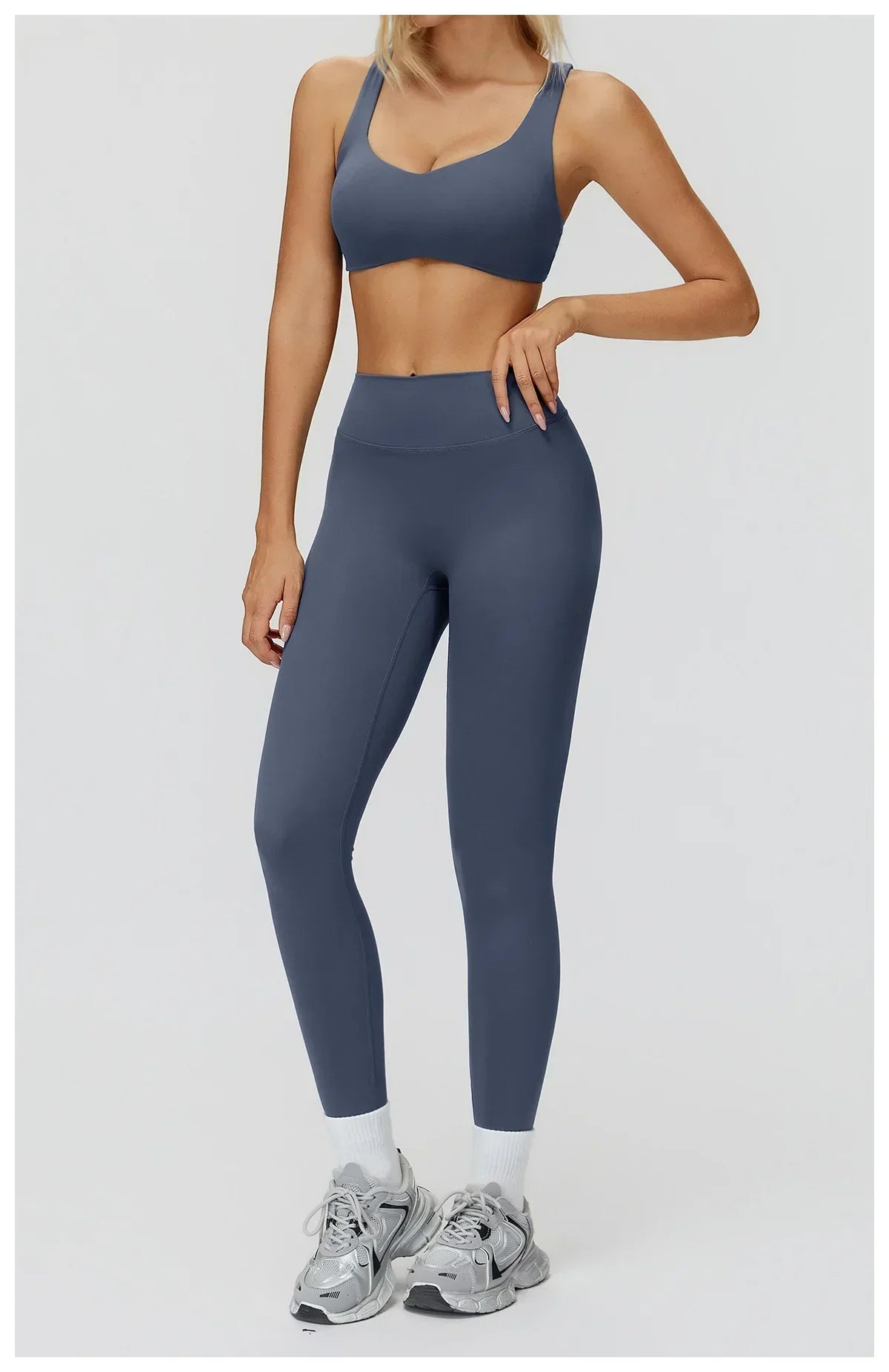 Yoga set 2 pieces women's sportswear gym clothes exercise running fitness set
