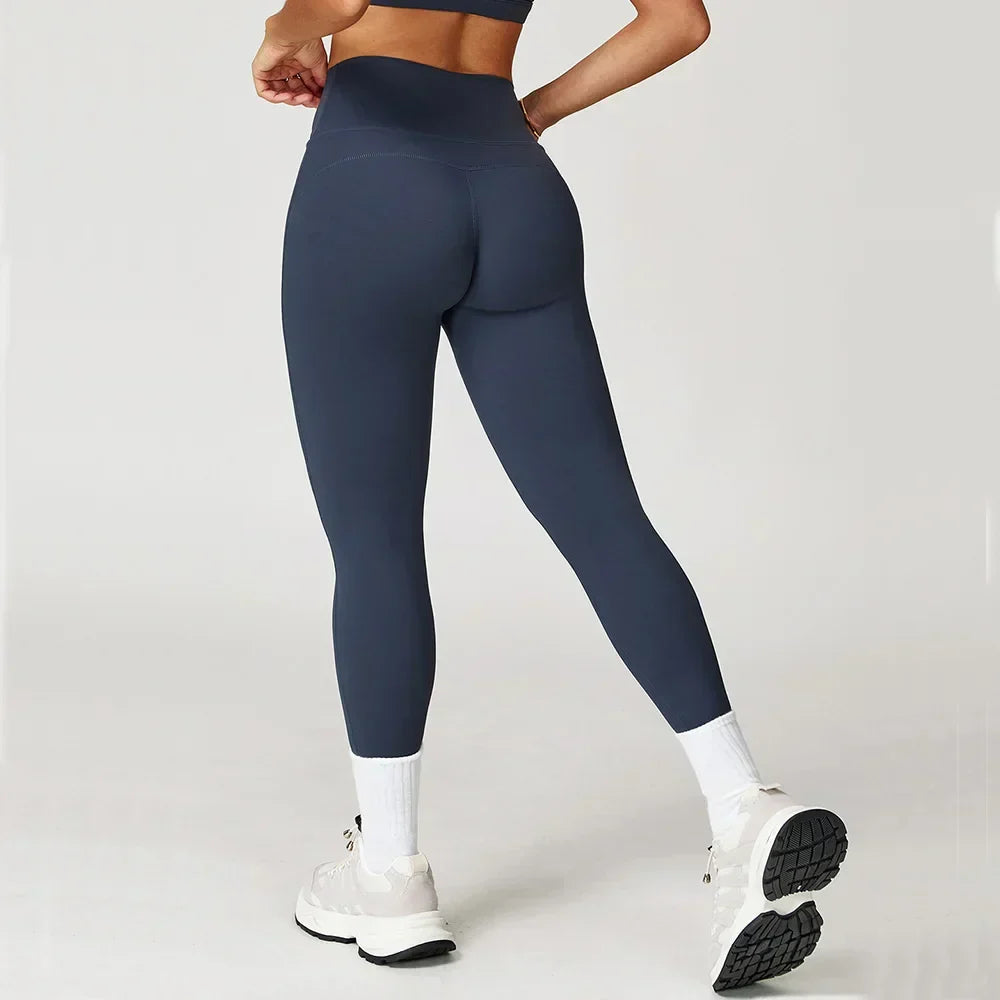 Women Yoga Leggings Fitness Leggings Running Cycling Pants Breathable Sports Leggings High Waist Tights Workout Gym Clothing