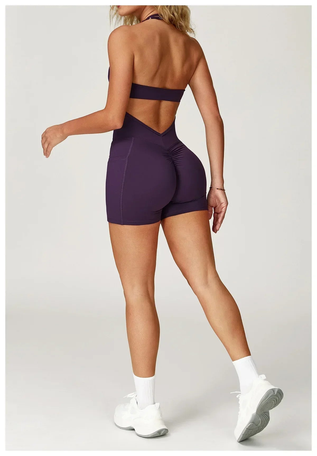 Jumpsuit Women Bodysuits Gym Set Push Up Workout Clothes Fitness Sportswear Sports Yoga Suit Quick Drying Sports Yoga Clothing