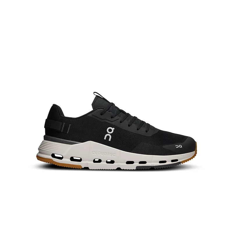 On Running Cloudnova Form 2 Black Ivory | Platform Sneakers - Men's