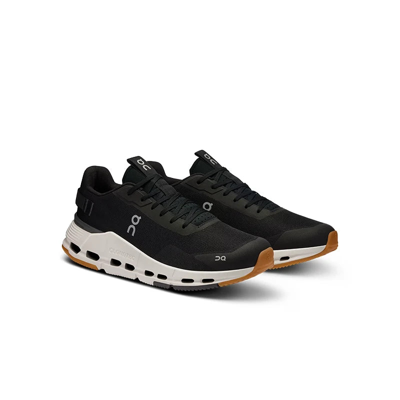 On Running Cloudnova Form 2 Black Ivory | Platform Sneakers - Men's